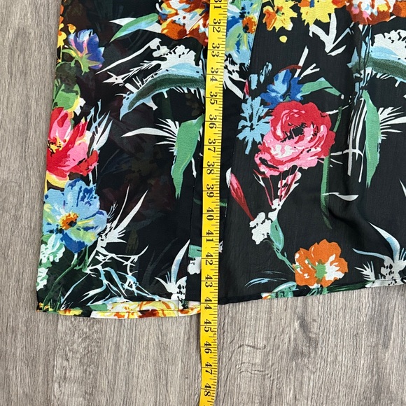 Floral Open-Front Cardigan duster - Picture 6 of 6